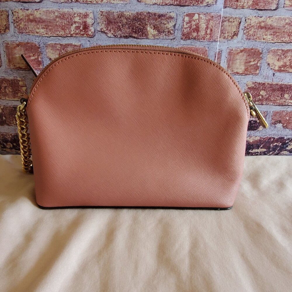 Michael Kors Emmy Dome Crossbody Bag in ROSE-GUC - Picture 3 of 6